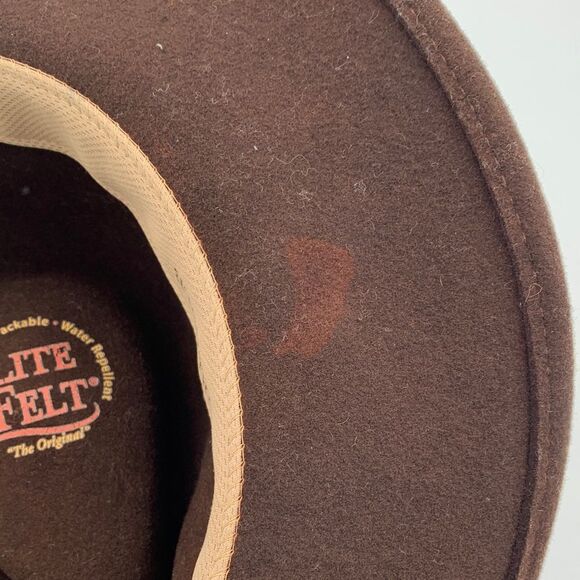 Bailey of Hollywood Firehole Brown LiteFelt® Wool Cowboy Hat USA